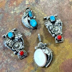 Native American Sterling Silver Charms Bundle